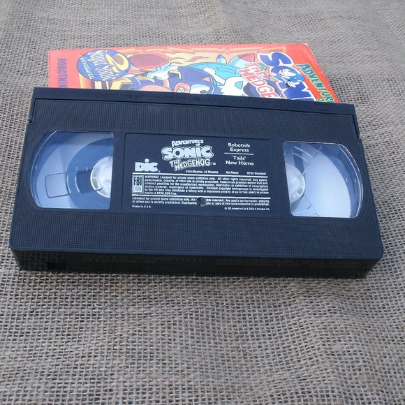Sonic the Hedgehog Robotnik Express VHS anime tape - Picture 13 of 16